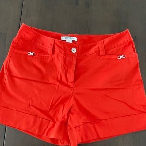 White House Black Market size 6 Orange shorts